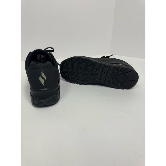 Skechers Women’s Uno - Stand on Air Sneakers, Black, Size 9 - Picture 3 of 10